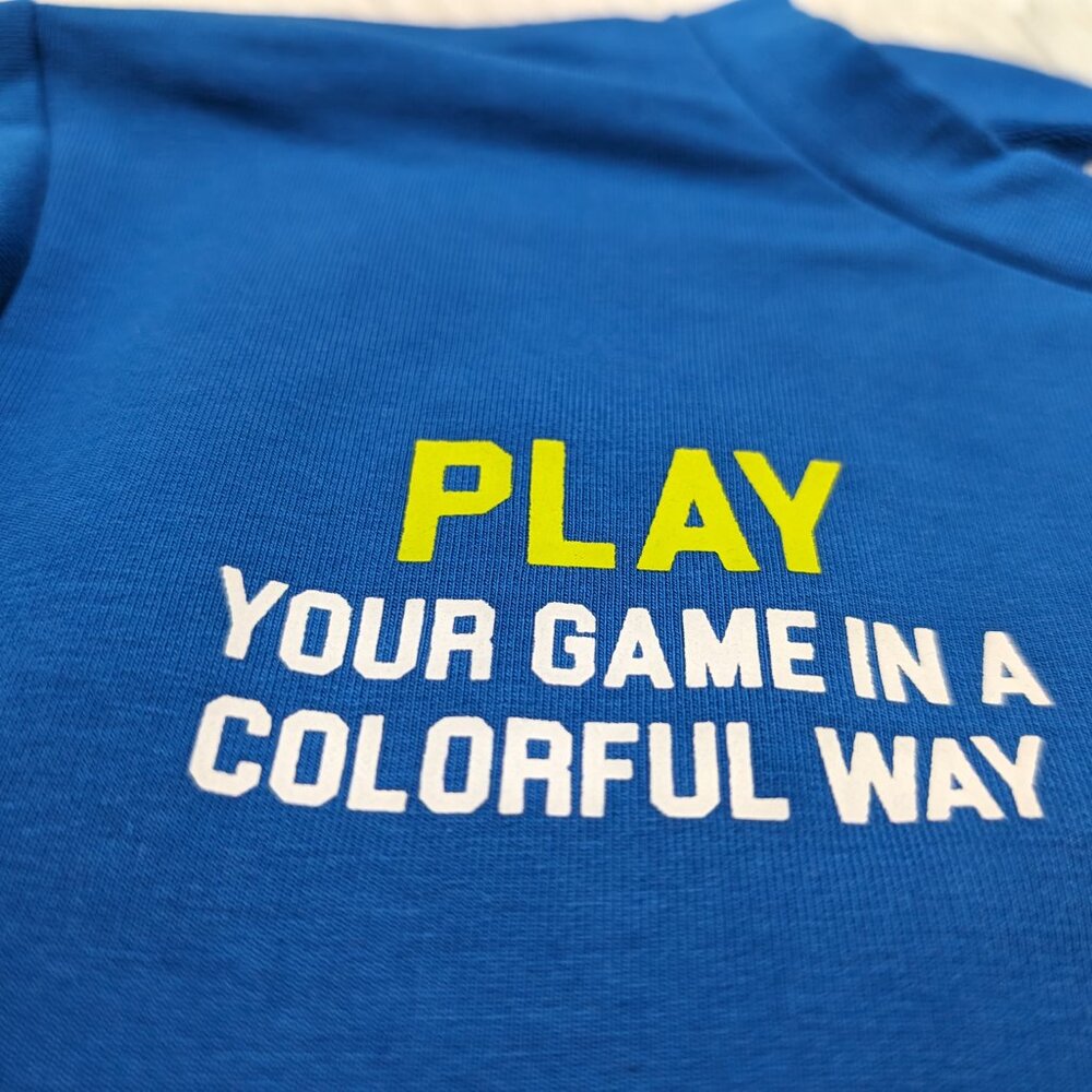 Kappa Unisex Crew Neck BLUE Pullover Loopknit with logo Sweatshirt for 8Yrs - Picture 5 of 8